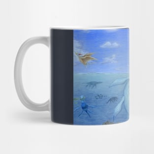 Hunting Plesiosaur Mug